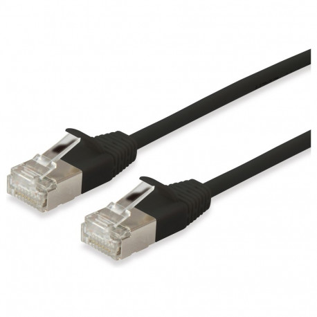 "Equip Patchkabel Cat6A SlimFlex F/FTP 1.50m schw.LSZH 2xRJ45 Polybeutel"