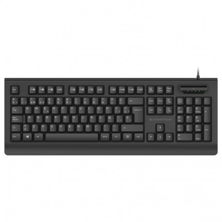 "CONCEPTRONIC USB Tastatur +Smart ID-Kartenleser Layout IT sw"
