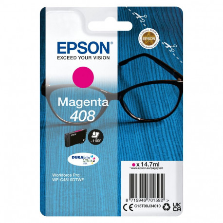 Epson 408 magenta tindikassett (14,7ml)
