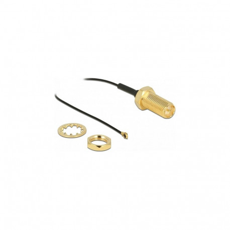 "Delock Antennenkabel - 35 cm - Schwarz"