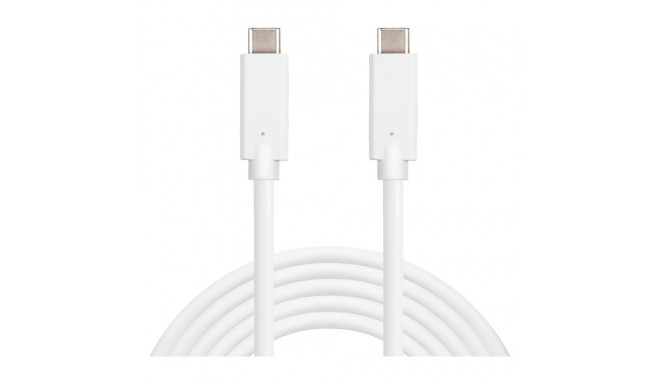 "Sandberg USB-C (ST-ST) 2m Anschlusskabel Weiß"