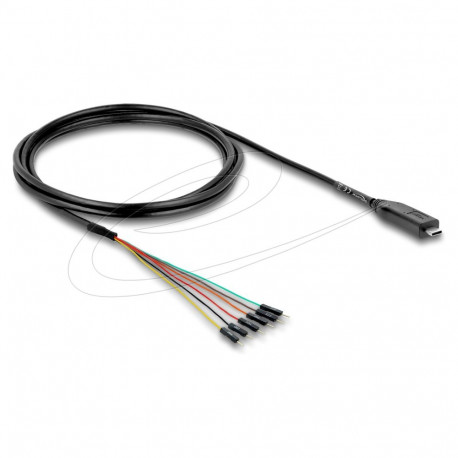 "Konverter USB 2.0 Type-C™ zu UART TTL (3,3 V) Schnittstelle mit 6 x Pfostenstecker TX/RX/CTS/RTS un