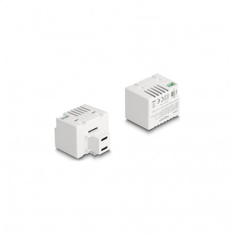 "Keystone Modul mit 2 x USB Type-C™ Ladebuchsen PD 20 W weiß"