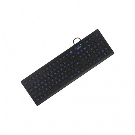 KeySonic KSK-8031INEL-B (DE) tööstuslik klaviatuur 105T sinine