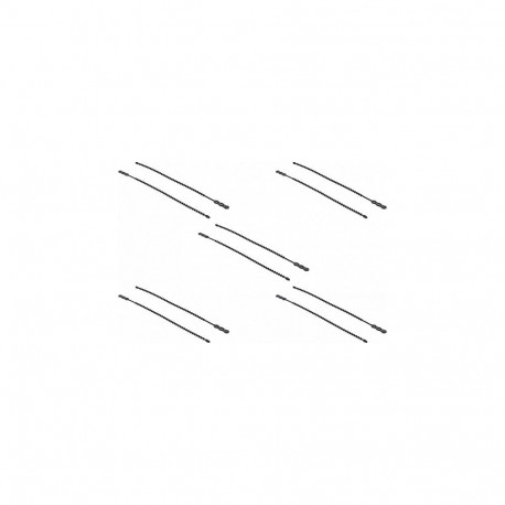 Blitzbinder korduvkasutatavad L 210 x B 4,5 mm mustad 10 tükki