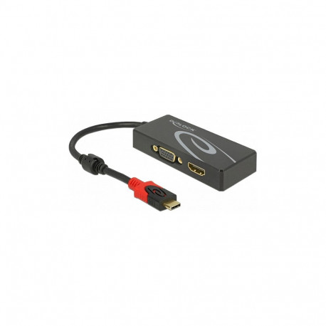 USB Type-C™ jagaja (DP Alt Mode) > 1 x HDMI + 1 x VGA väljund