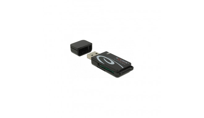 Mini USB 2.0 kaardilugeja SD ja microSD pesaga