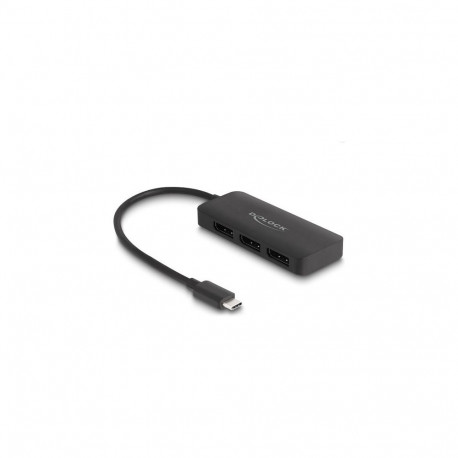 "USB Type-C™ Splitter (DP Alt Mode) zu 3 x DisplayPort MST 4K 60 Hz"