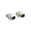 "Keystone Modul SC Simplex Buchse zu SC Simplex Buchse beige / weiß"