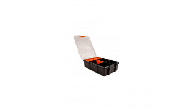11 lahtriga sortimendikarp 220 x 155 x 60 mm oranž / must