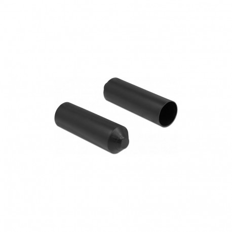 "Endkappen mit Innenkleber 80 x 25 mm 2 Stück schwarz"