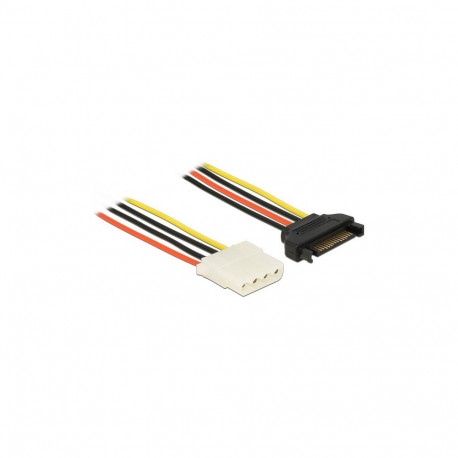 "Stromkabel SATA 15 Pin Stecker > 4 Pin Buchse 100 cm"