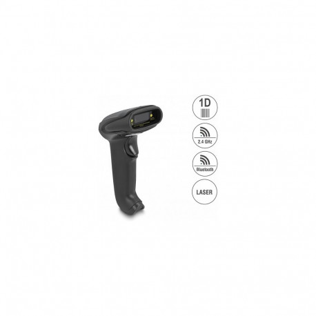 Delock vöötkoodiskanner 1D Laser 2,4 GHz, Bluetooth või USB