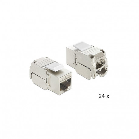 "Keystone Modul RJ45 Buchse > LSA Cat.6A STP 24 Stück"