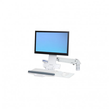 ERGOTRON StyleView valge istumis-seismis kombineeritud vars LCD-ekraanile kuni 61 cm 24 tolli ja kla