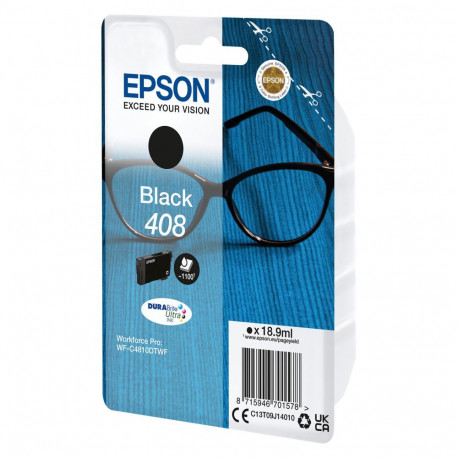 "EPSON 4LB Singlepack Black 408 DURABrite Ultra Ink"