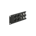 "Delock D-Typ 10? Patchpanel 12 Port 2 HE schwarz"