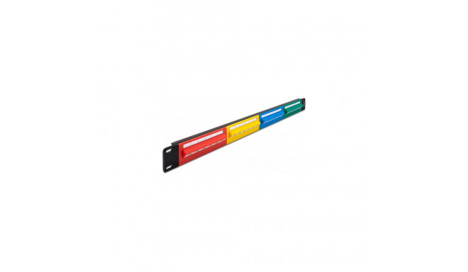 "Delock 19? Patchpanel 24 Port Cat.5e 1 HE farbig"