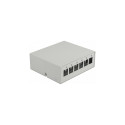 "Delock Keystone Patchpanel 6 Port grau"
