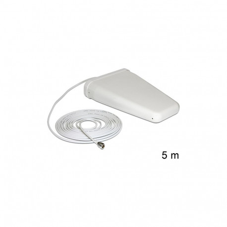 Delock LTE Band 20/1/3/7 valge välitingimuste suunantenn N-pesa 8 ~ 9 dBi 5 m RG-58