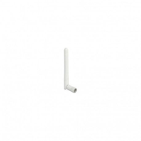 "WLAN 802.11 b/g/n Antenne RP-SMA Stecker 2 dBi omnidirektional mit Kippgelenk weiß"