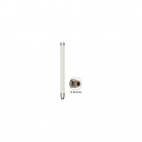WLAN 802.11 ac/a/h/b/g/n antenn N-pesaga 6–8dBi 28cm ringsuunaline jäik mastikinnitusega välitingimu