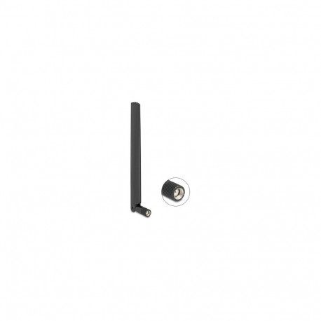 "WiFi 7 Antenne RP-SMA Stecker 2,0 - 4,4 dBi 17 cm omnidirektional mit Kippgelenk schwarz"