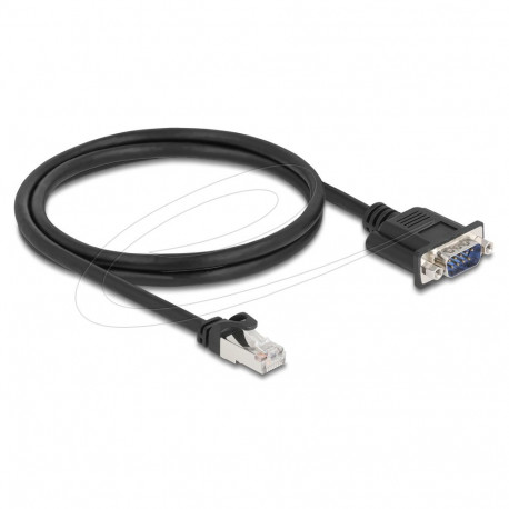 "CAN Bus Kabel RJ45 Stecker zu D-Sub 9 Pin Stecker mit Muttern Cat.5e STP 1 m"