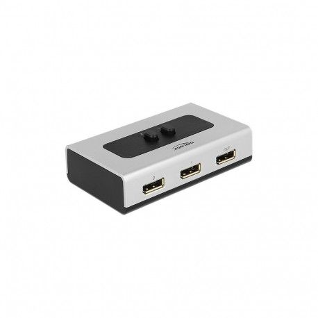 Delock DisplayPort 1.4 manuaalne 2-pordiline ümberlüliti