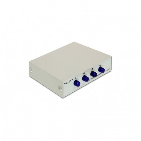 Delock 4-pordiline RJ45 10/100 manuaalne andmelüliti