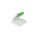 "DELOCK LWL Anschlussdose fr Hutschiene 4 x SC Simplex oder LC Duplex"