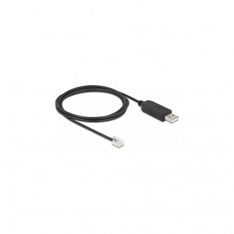 "DELOCK Adapterkabel USB Typ-A zu Seriell RS-232 RJ12mit ESD Schutz Skywatcher 2m"