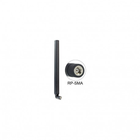 "DELOCK Antenne WLAN RP-SMA 802.11 ac/a/h/b/g/n 5.5 - 9 dBi omni Gelenk schwarz"