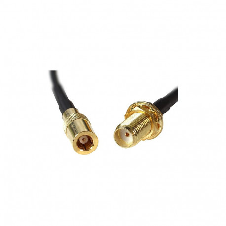 "DELOCK HF SMA Bu z. Einbau >SMB St 200mm"