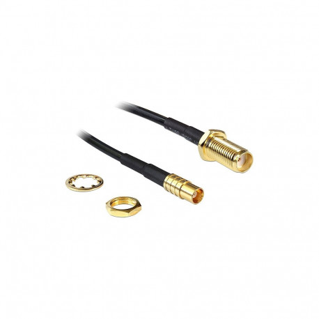 "DELOCK HF SMA Buchse zum Einbau > MCX Buchse 200mm"