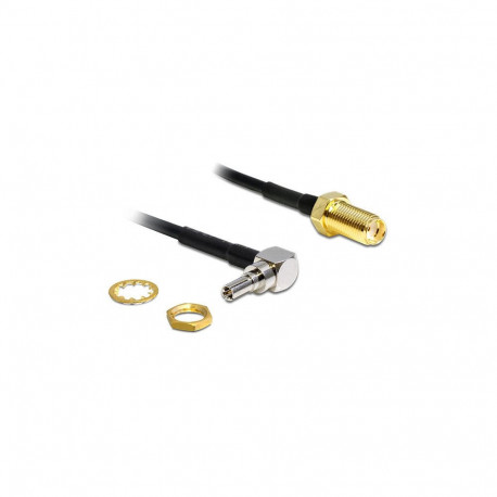 Delock HF adapterkaabel CRC-9 pistik > SMA pesa 200mm