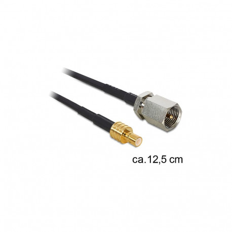 Delock HF adapterkaabel FME pistik > SMB pesa 125mm