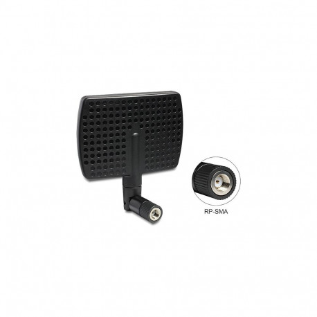 "DELOCK WLAN Antenne RP-SMA 802.11 a/b/g/n 5-7 dBi direktional Gelenk"