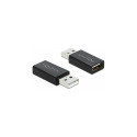 "DELOCK USB 2.0 Adapter Typ-A Stecker zu Typ-A Buchse Datenblocker"