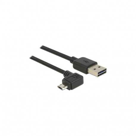 "Kabel EASY-USB 2.0 Typ-A Stecker > EASY-USB 2.0 Typ Micro-B Stecker gewinkelt links / rechts 3 m sc