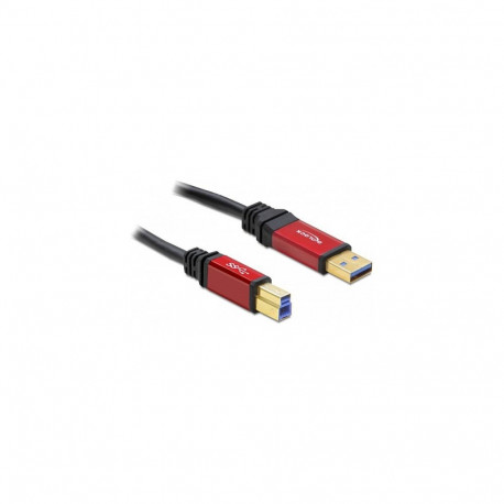 "DELOCK Kabel USB 3.0 rot A-B St/St 2.0m"
