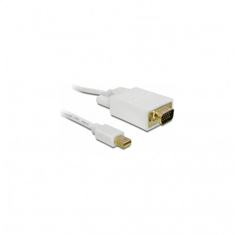 Delock DP mini - VGA kaabel 3m valge