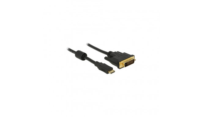 "HDMI mini > DVI (ST - ST) 1m DeLock"