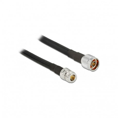 "DELOCK Antennenkabel N Stecker > N Buchse CFD400 LLC400 10m low loss wasserdicht"