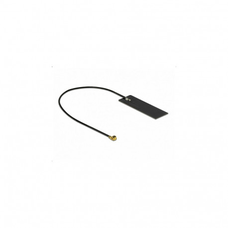 "DELOCK WLAN 802.11 ac/ax/a/h/b/g/n Antenne MHF I Stecker 2-4dBi 15 cm PCB intern Klebemontage"