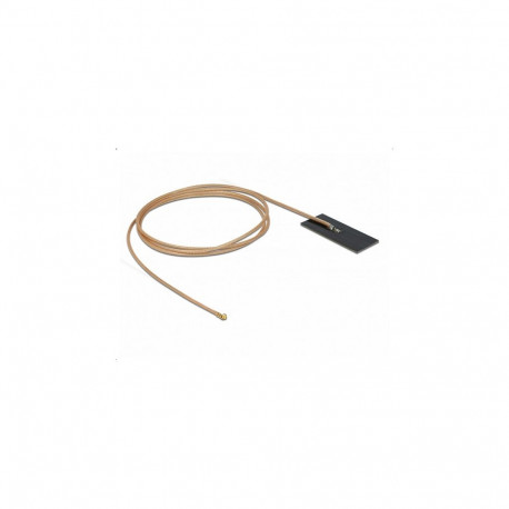 "DELOCK WLAN 802.11 ac/ax/a/h/b/g/n Antenne MHF I Stecker 0.5-1.2dBi RG-178 1m PCB intern Klebemonta
