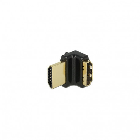 "DELOCK Adapter High Speed HDMI mit Ethernet - HDMI-A Buchse > HDMI-A Stecker 4K 90 Grad gewinkelt o