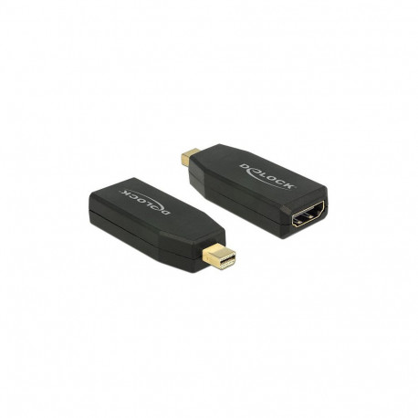 "Adapter mini DisplayPort 1.2 Stecker > HDMI Buchse 4K Passiv schwarz"