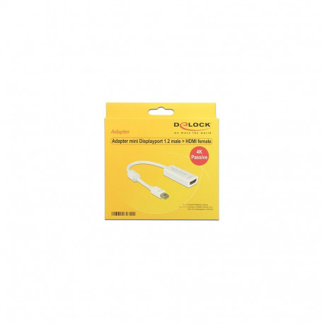 "Adapter DisplayPort 1.2 Stecker > DVI Buchse 4K Passiv weiß"