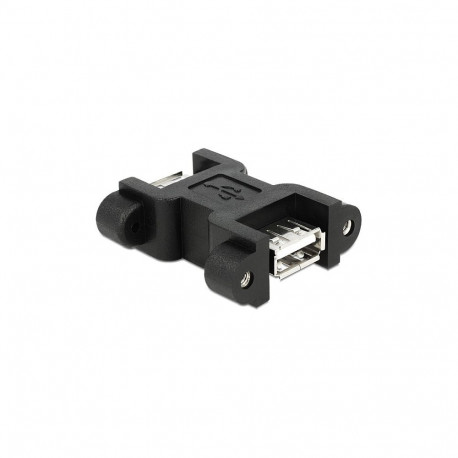 "Adapter USB 2.0 Typ A Buchse > USB Typ A Buchse mit Schraubanschluss"